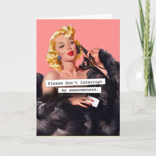 私の異常な誕生日を邪魔しないで カード (正面)