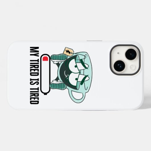 私の疲れたiS疲れた.w Case-Mate iPhoneケース (裏面 (横))