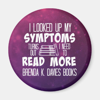 私の症状を調べたブレンダK Davies Books マグネット