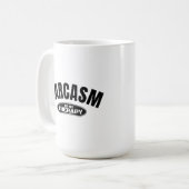 私の療法は皮肉 Funny Typography ギフト コーヒーマグカップ (正面左)