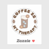 私の癒しはコーヒー レトロ シール (シート)