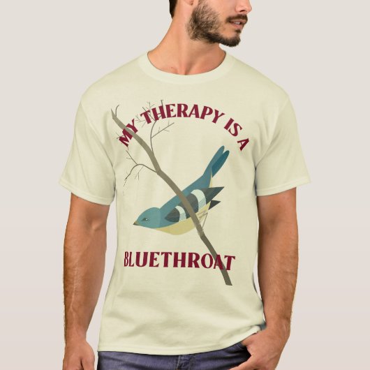 私の癒しはノゴマの野鳥観察 Tシャツ (正面)