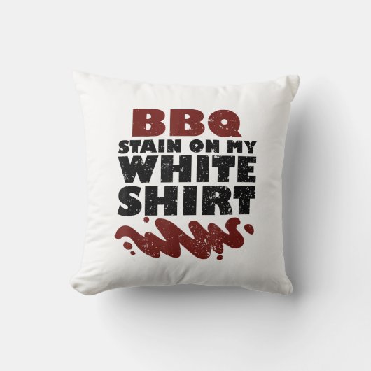 私の白のBBQステイン クッション (正面)
