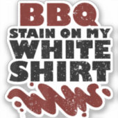 私の白のBBQステイン シール (正面)