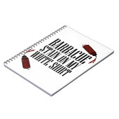 私の白のBBQステイン ノートブック (左側)