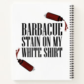 私の白のBBQステイン ノートブック (裏面)