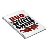 私の白のBBQステイン ノートブック (右側)