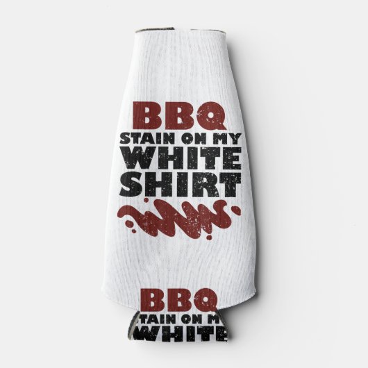 私の白のBBQステイン ボトルクーラー (正面)