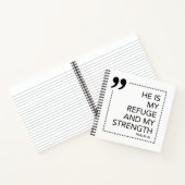 私の皈依と強さの聖なる書物、 経典は聖書を約束 ノートブック (内部)