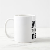 私の皮肉は決して コーヒーマグカップ (左)