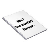 私の皮肉は決して ノートブック (右側)