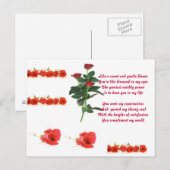 私の目に輝くダイヤモンド ポストカード (正面/裏面)