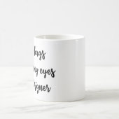 私の目の下のバッグはデザイナーマグです コーヒーマグカップ (中央)