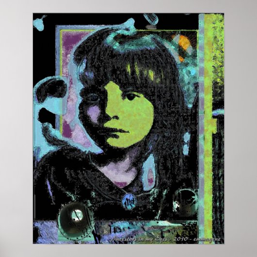 私の目の祖先プリント ポスター (正面)