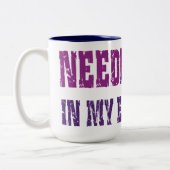 私の目の針! Pilz-Eのマグ ツートーンマグカップ (左)