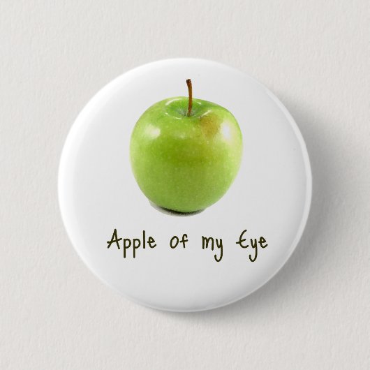 私の目のApple 缶バッジ (正面)