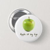 私の目のApple 缶バッジ (正面&裏面)