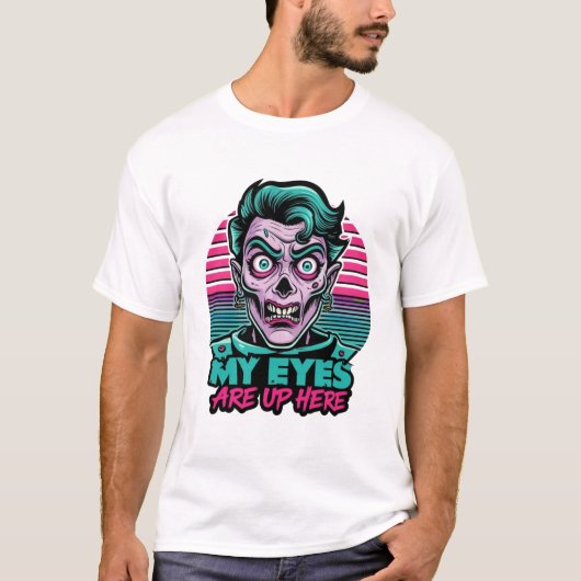 私の目はここに 80年代 Tシャツ (正面)