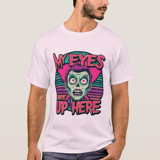 私の目はここに 80年代 Tシャツ (正面)