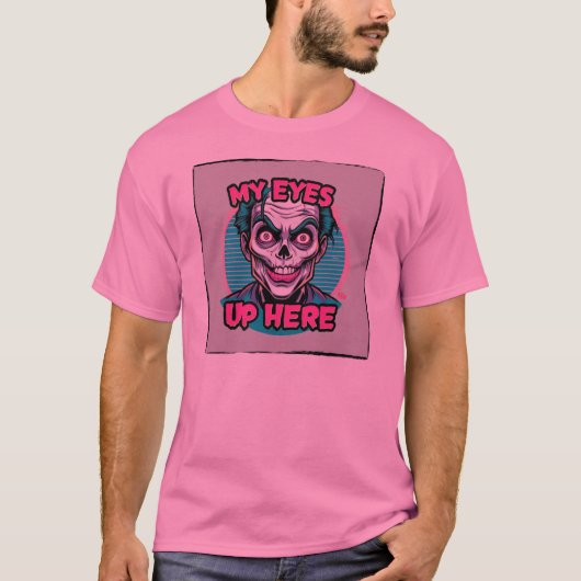 私の目はここよ 80年代 Tシャツ (正面)