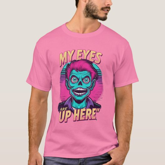 私の目はここよ 80年代 Tシャツ (正面)