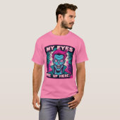 私の目はここよ 80年代 Tシャツ (正面フル)