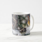 私の目は得あなたに向いている コーヒーマグカップ (正面右)