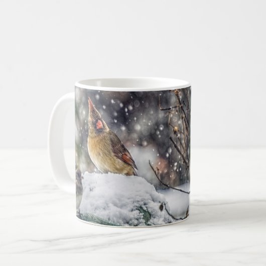 私の目は得あなたに向いている コーヒーマグカップ (正面左)