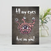 私の目は皆、あなたを見ています 招待状 (スタンド正面)