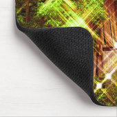 私の目を凝らされた目を通したホタル マウスパッド (コーナー)