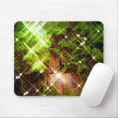 私の目を凝らされた目を通したホタル マウスパッド (マウス)