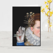 私の目を持って、デジタルコラージュ カード (黄色い花)