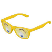 私の目を見る |おもしろいパーティー キッズサングラス (アングル)