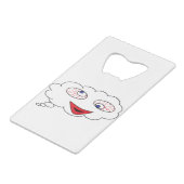 私の目を見考えるて – 私は転が私の目 クレジットカード栓抜き (正面アングル)