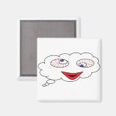 私の目を見考えるて – 私は転が私の目 マグネット (正面/裏面)