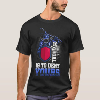 私の目標はあなたの模範騎士スポーツガールを否定することです Tシャツ