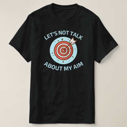 私の目的について話さないようにしよう | アーテおもしろいリー Tシャツ (デザイン正面)