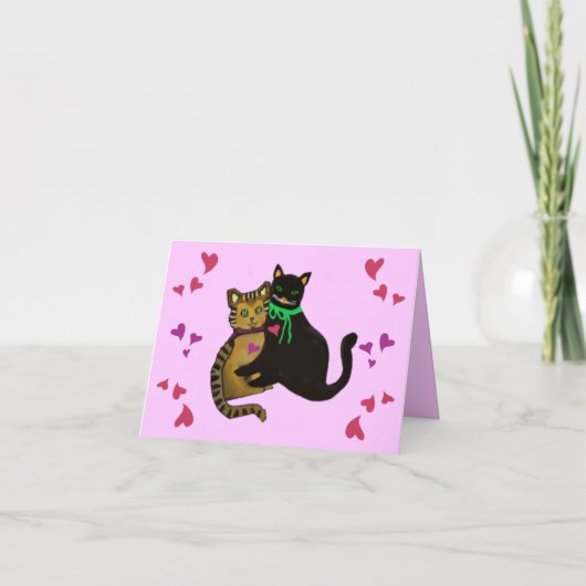 私の目的のバレンタインデーカード シーズンカード (正面)