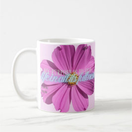 私の目的は与え全体の人生である コーヒーマグカップ