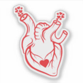 私の真のハートの愛。 シール (正面)