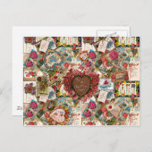 私の真の愛に～ヴィンテージのバレンタイン ポストカード (正面/裏面)