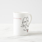 私の眠い時間の茶マグ ボーンチャイナマグカップ (正面右)