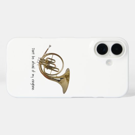 私の着信音を恐れてはいけない Case-Mate iPhoneケース (裏面 (横))