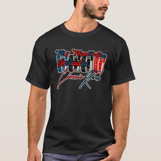 私の瞑想にはの岩が含まクラシックれる Tシャツ (正面)