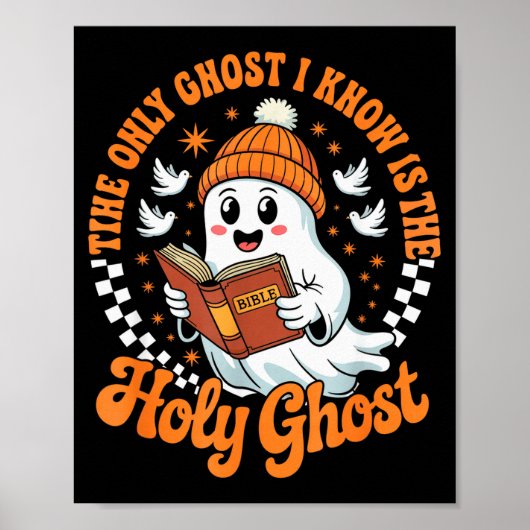 私の知っている唯一の幽霊は聖なるクリスチャンのハロウィン ポスター (正面)