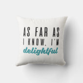 私の知る限りでは楽しい クッション (裏面)