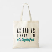 私の知る限りでは楽しい トートバッグ (裏面)