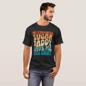 私の砂糖お気に入りのダディ与えは私のこの審美的なグロ Tシャツ (正面フル)