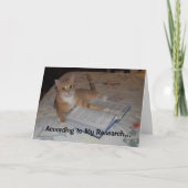 私の研究に従って… カード (正面)