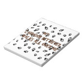 私の研究室は私を散歩させる ノートパッド (回転)